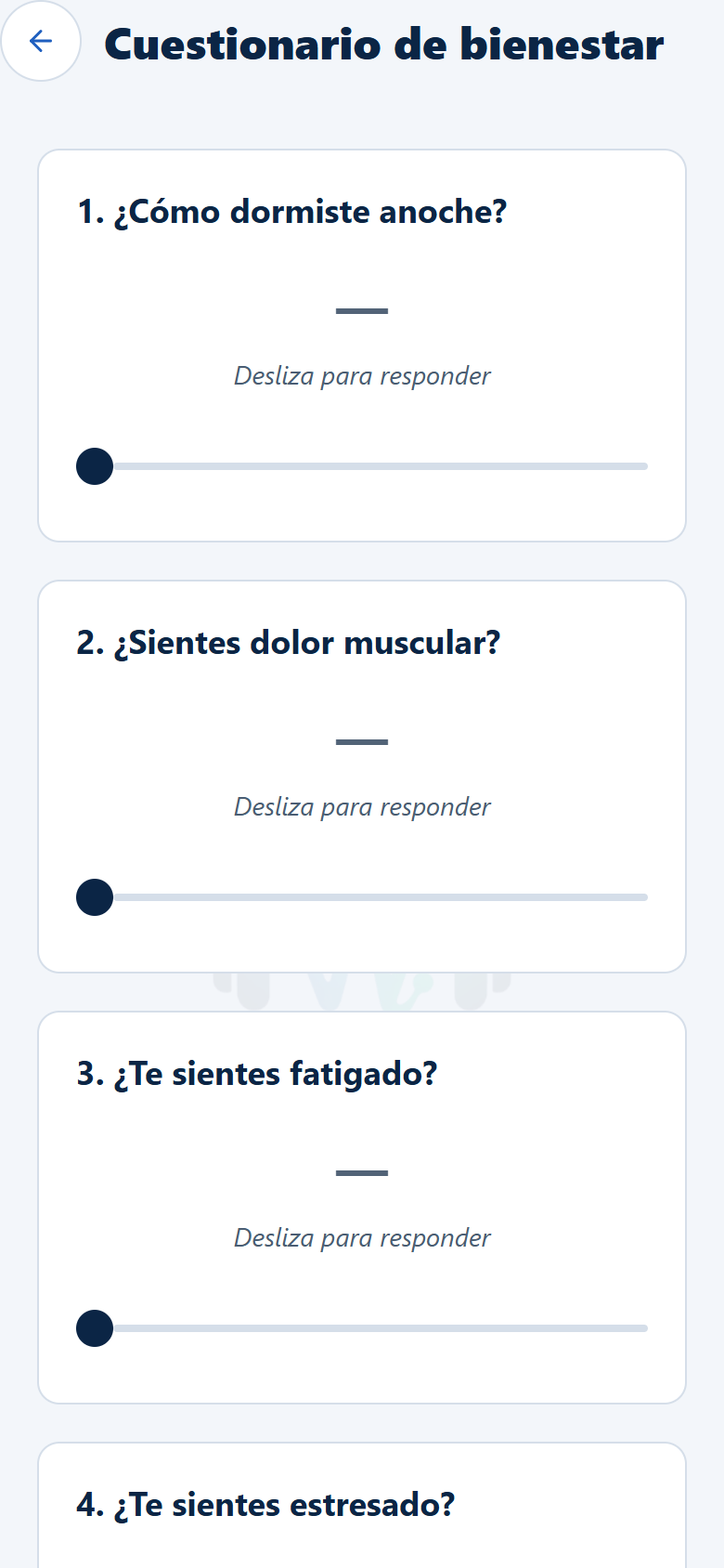 Wellness check-in on the phone